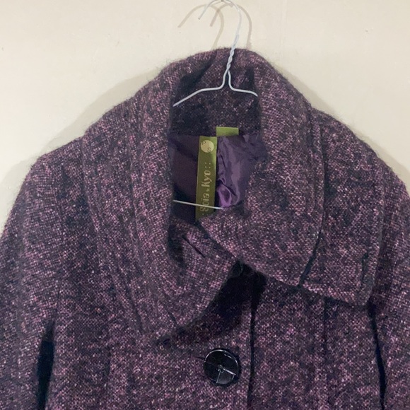 Purple soia &kyo wool peacoat 24 hour price drop - Picture 2 of 8